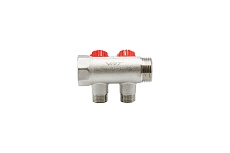 Коллектор VRT 1&quot;x1/2&quot;, с регулировочными вентилями, 2 выхода 524073