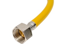 Шланг для газовых приборов ELKA 1/2&quot; х 0,5 м, в/н, ПВХ, желтый ИС.100508