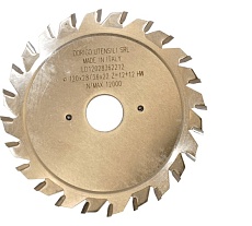 Диск пильный DORIGO подрезной регулируемый 120x2.8-3.6/2.2x22 Z=12+12 LD12028362212