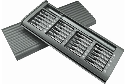 Набор прецизионных отверток Vertextools 24 предмета 0033-24