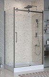 Душевой уголок BelBagno MARINO-2-AH-1-130/90-C-GM 130x90 прозрачный, оружейная сталь