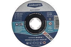 Диск отрезной по нержавейке Superior AS60T INOX X-Lock 125x1 мм DRONCO 1921240100