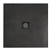 Поддон для душа BelBagno TRAY-MR-UNO-A-90-35-NERO-NO 90x90 черный, накладка черный