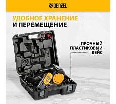 Электрогидравлический домкрат Denzel «3 в 1» 1.5 т, 12 В, набор с электрическим гайковертом 51190