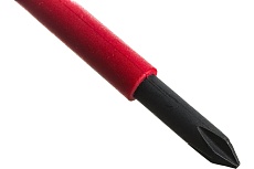 Диэлектрическая отвертка Зубр до 1000В ПРОФИ Cr-V PH 1 x 80 мм 25262-1-080_z01