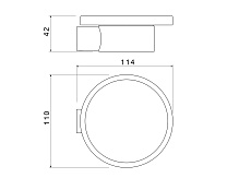 Мыльница Aquatek Лира AQ4403CR хром