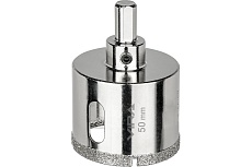 Коронка алмазная по керамике 50 мм, трехгранный хвостовик VIRA 559517