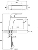 Смеситель для раковины Ravak Classic CL 012.00 X070080