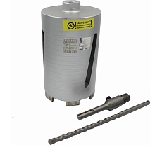 Коронка алмазная по бетону Laser Deep Drill (102х150 мм) Hilberg HD310
