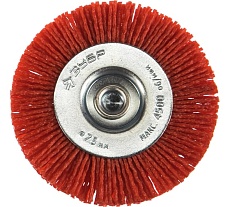 Щетка дисковая (75 мм; нейлоновая проволока с абразивным покрытием) для дрели Зубр 35161-075_z02