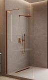 Душевая перегородка Vincea Волк-Ин (Walk-In) VLSW-1H110CLBC 110x200 брашированная медь, прозрачное