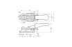 Защелкивающийся зажим, усилие 163 кг WOODWORK GH-40323