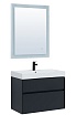 Мебель для ванной Aquanet Бруклин 85 см, антрацит матовый