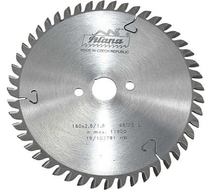 Пила дисковая Pilana TCT 160x2.8/1.8x20 z48 91 TFZ L CT00650317