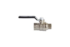 Кран шаровой VRT 1/2'' вн/нар рукоятка 528891