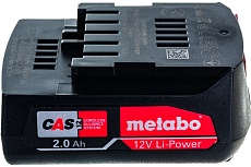 Аккумулятор 12,0 В, 2,0 Aч, Li-Power Metabo 625406000