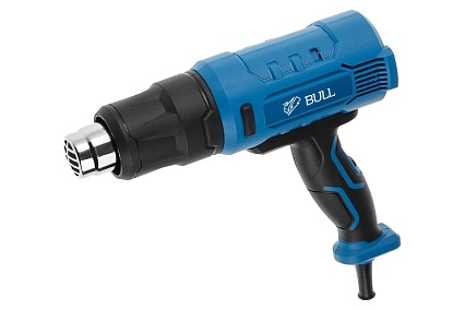 Термовоздуходувка Bull HG 5501 в чемодане + набор сопл 16031326