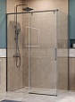 Душевой уголок BelBagno SOFT_CLOSE-1-AH-1-140/90-C-GM 140x90 прозрачный, оружейная сталь