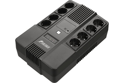 Источник бесперебойного питания Powerman BRICK 650 Plus (Schuko x 8) 6188709