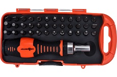 Набор отвертка с битами Квалитет &quot;Сделай сам&quot; 37 предметов 6625833