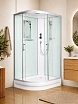 Душевая кабина WeltWasser WW500 WERRA XL 12802 R 120x90 хром, прозрачное, 10000015457 с крышей