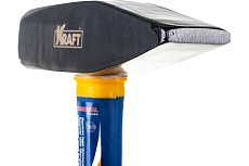Слесарный молоток с фибергласовой рукояткой 1000г Kraft KT 700705