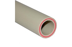 Труба Valfex PP-R серая, армированная стекловолокном, 32х5.4 мм, 4 м, Т 90°С Ру25 SDR6 10106032Г 033-2284