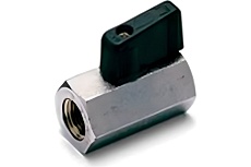 Шаровой кран RUB серия NAPOLI (S.35), 1/8 DN6 PN30, ВР-ВР, флажок S35AF0