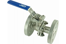 Шаровый кран DN.ru КШФП.316.200 Ду20 Ру40 с ISO-фланцем и рукояткой D160-04827