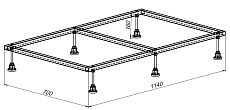 Каркас для поддона Allen Brau 8.00003 120x80
