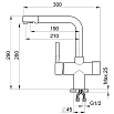 Смеситель для кухни Point PN3104BG светло-бежевый