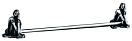 Полотенцедержатель Art&Max Juno AM-0717-T серебро