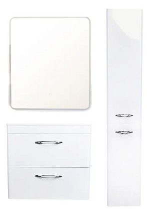 Мебель для ванной Style Line Каре Люкс 70 см белый