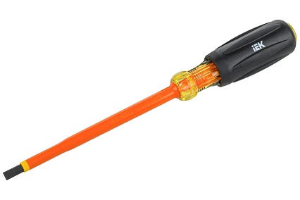 Отвертка IEK Arma2l 5 диэлектрическая sl6,5x150 т3 A2L5-SC30-T3-SL-65-150