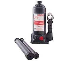 Гидравлический бутылочный домкрат Skyway 3т h 175-335 мм с клапаном в коробке+сумка S01804010