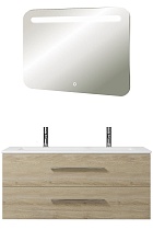 Мебель для ванной Creto Ares 120 см светлое дерево