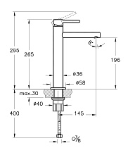 Смеситель для раковины VitrA Origin A4255726 медь