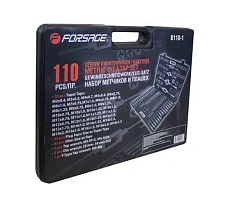 Набор метчиков и плашек Forsage 110 предметов 50251 F-B110-1 New