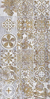 Декор Laparet Bona If тёмно-серый 20х40 см, 04-01-1-08-05-06-1344-6