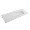 Тумба с раковиной Cezares Eco-Cer-N 120 см 2 ящика, 1 дверца, правая Bianco Lucido