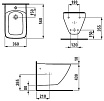 Подвесное биде Laufen Palace 8.3070.1.000.302.1