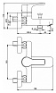 Смеситель для ванны E.C.A. Luna 102102450