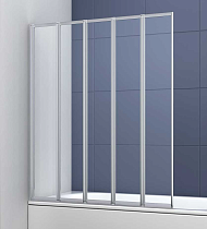 Шторка для ванны Vincea VSB-32120CL 120x140 хром, прозрачное