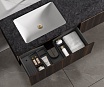 Мебель для ванной Vincea Luxe 140 см шпон натуральный орех