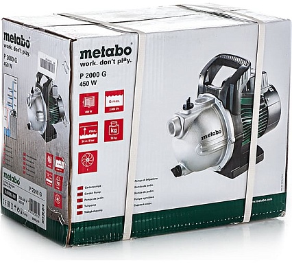 Садовый насос Metabo P 2000 G 600962000