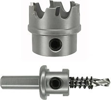 Коронка по металлу HM (44х12 мм; хвостовик 10 мм; комплект) D.BOR HS-HM-12-044-T