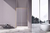 Душевая дверь Vincea Слим-Н (Slim-N) VDS-4SN100CLG 100x195 брашированное золото, прозрачная