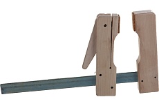 Струбцина BESSEY Klemmy деревянная 200/110, пробковая крошка для щадящего зажима BE-HKL20