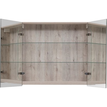 Зеркальный шкаф Dreja Premium 80 см дуб кантри, двухстороннее зеркало