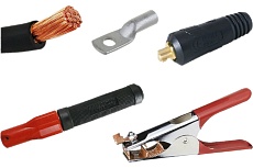 Комплект сварочных проводов с винтовым держателем КСП-16-3 ПРОФИ КГ1x16 медь 3+3 м в сборе Парма 02.007.00034